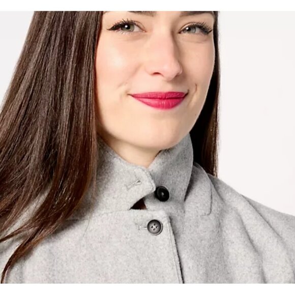 Studio Park x Amy Stran Women Jacket Sz XL Faux Wool Knit Blazer Gray A620514 - Picture 5 of 7